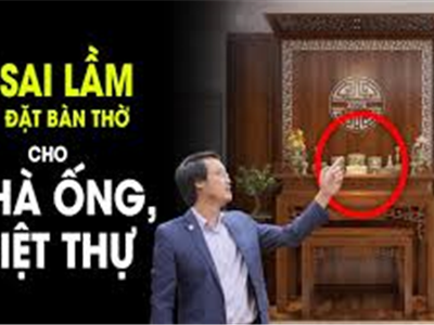 Tránh Ngay 5 Sai Lầm Khi Chọn Nơi Đặt Bàn Thờ Tại Nhà Ống, Biệt Thự - Nhà Đất Văn Minh